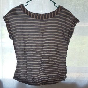 Striped merona made in India shirt blouse